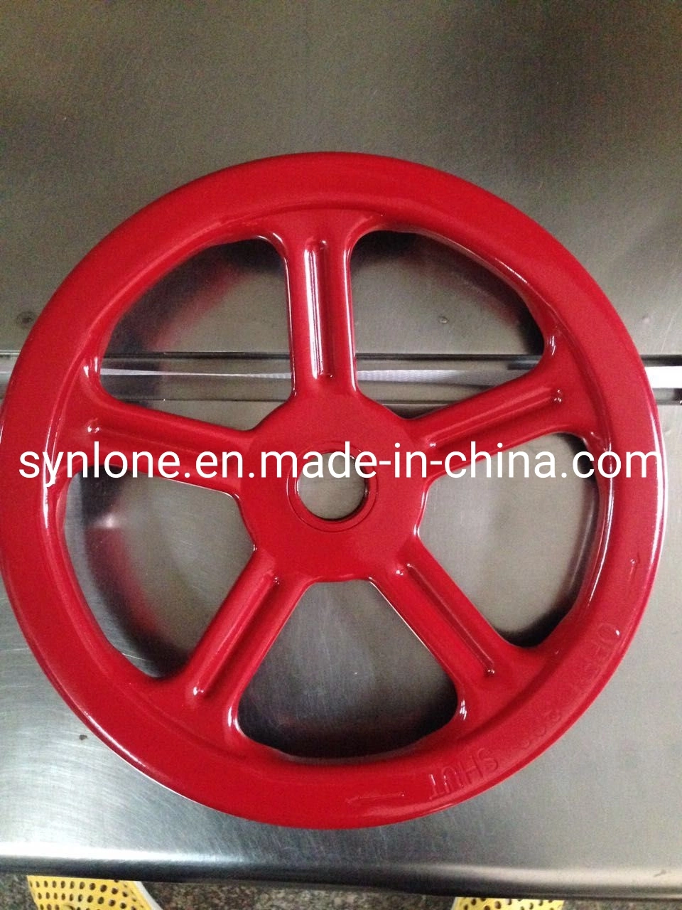 Made in China Stamping Steel Hand Wheel for Vertical Machining Center Accessories